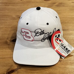 Vintage Dale Earnhardt Hat Snapback White Chase #3 NASCAR 90s Car Racing